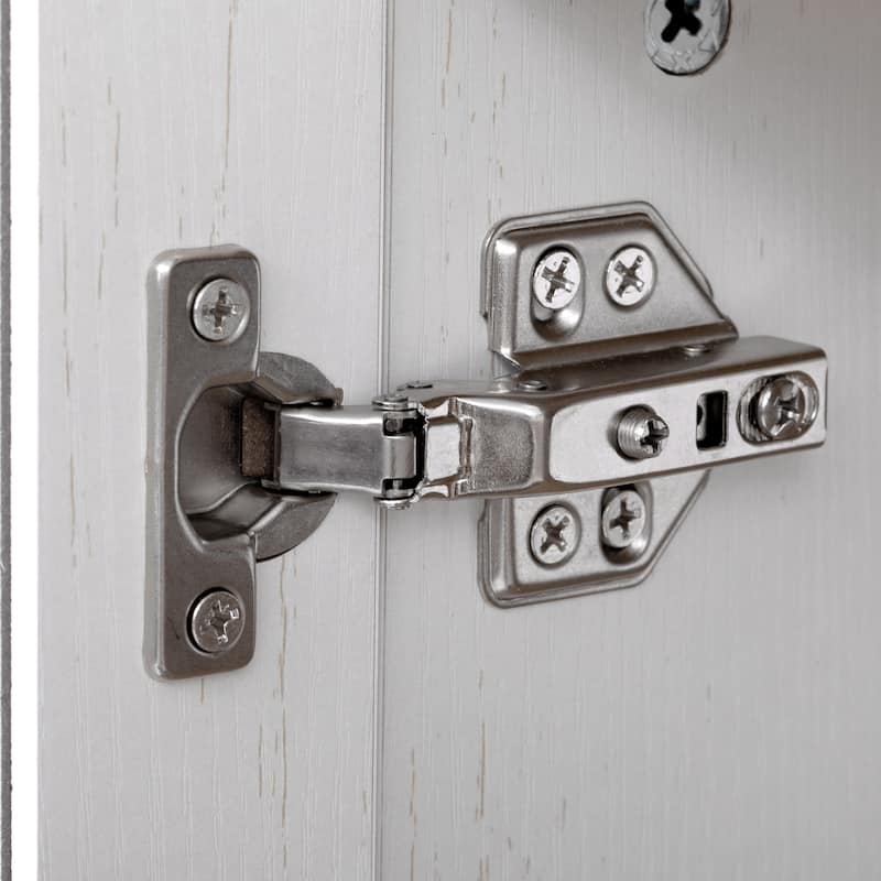 Kitchen Pantry Cabinet with Door Shelves, Storage Cabinet with Open & Adjustable Shelves, Hidden Drawer & Glass Door