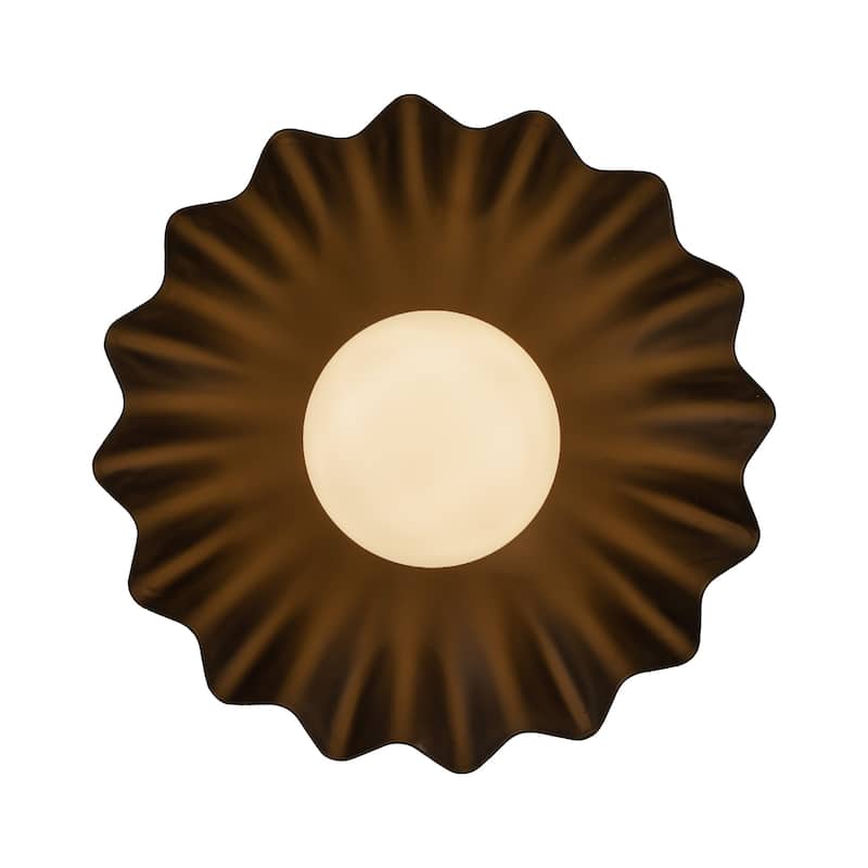 Alora Lighting WV436910-3WCCT-UNV Soleil 10" Tall LED Bathroom Sconce - Matte Black / Opal Glass