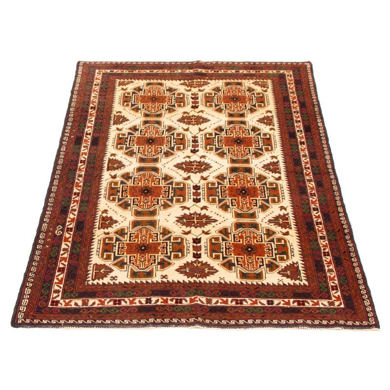 Teimani Ivory Rug 3'9" x 6'0" - 3'9 x 6'0