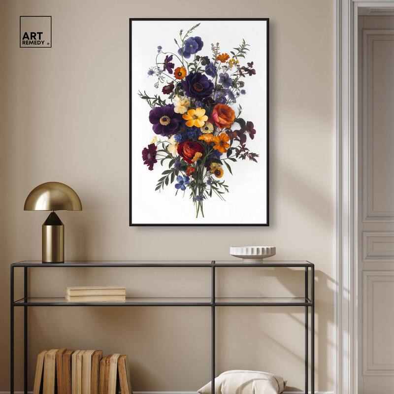 Regal Rose Riot III Canvas by Art Remedy