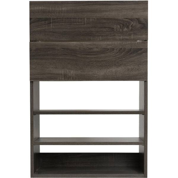 Shop Modular Closets 36 Tall Wood Shelf Closet Organizer With 2