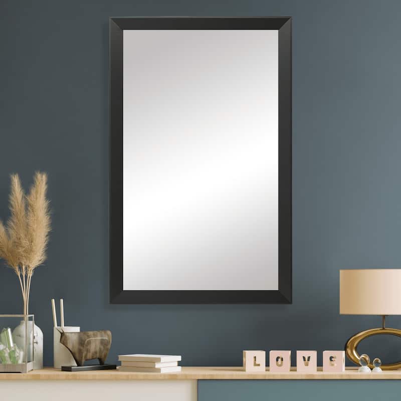 LaRue Black Framed Vanity Mirror