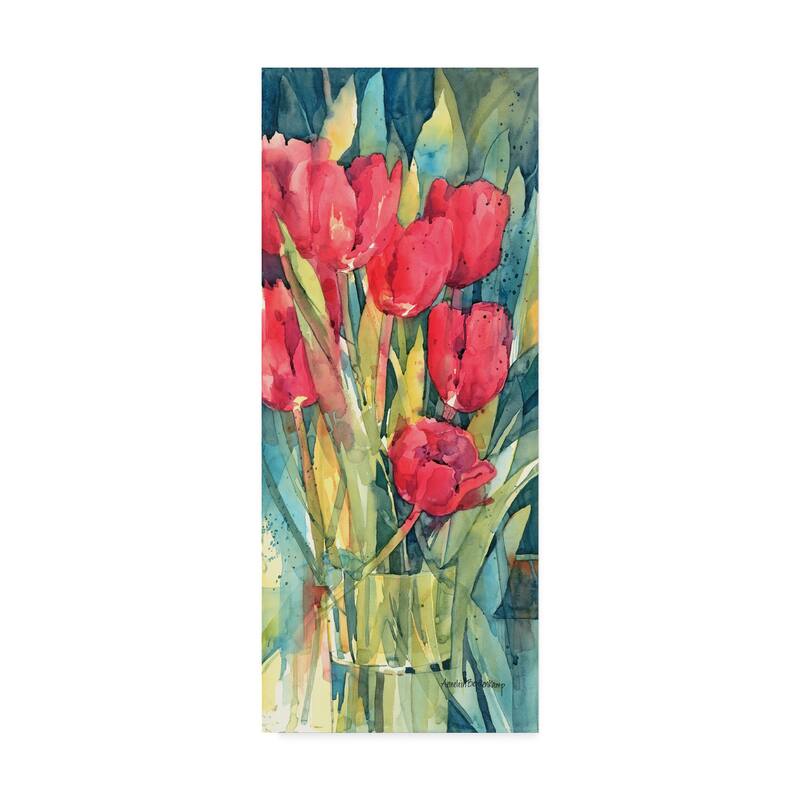 Annelein Beukenkamp 'Red Hot Tulips' Canvas Art