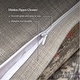 preview thumbnail 8 of 11, HiEnd Accents Carmen Taupe Linen Medallion Vintage Kilim Modern Rustic 3 Piece Duvet Cover Set