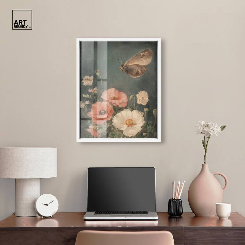 Shadowed Flutter II Shadowbox by Art Remedy