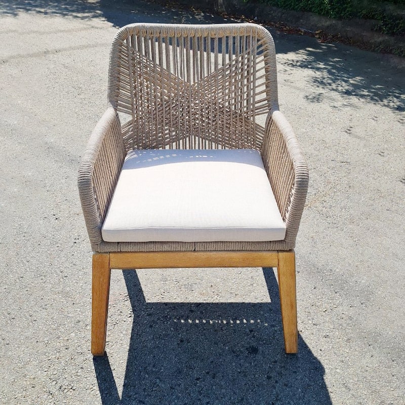 Ottawa Rope Weaving Chair - Natural (set of 2)