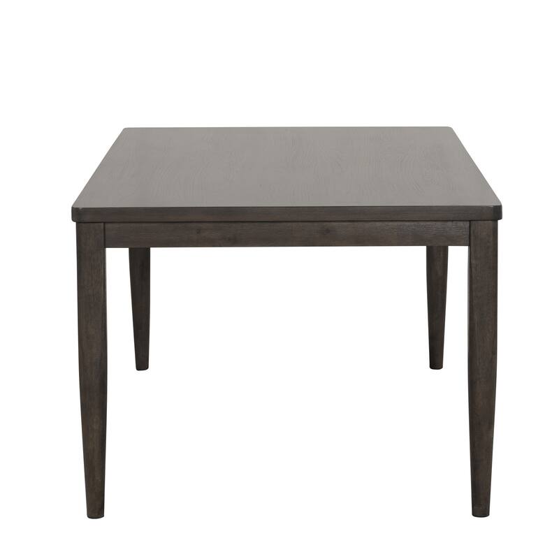 Furniture of America Lennox Modern 7-Piece Dark Walnut Rubberwood Dining Set