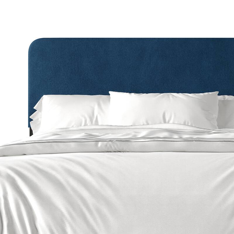 CraftPorch Minimalist Velvet Upholstered Bed