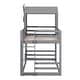 preview thumbnail 16 of 16, Twin over Twin Bunk Bed with Roof and Window, with Guardrails and Ladder