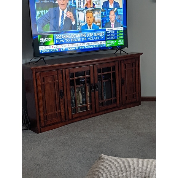Leick mission shop tv stand
