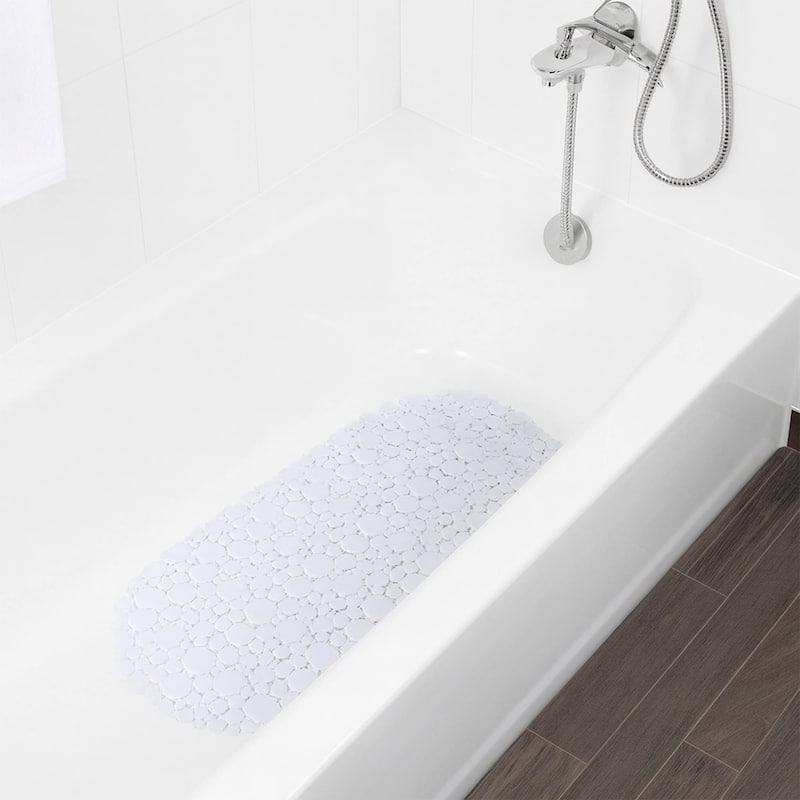 Bubbles Non-Slip Oval Bathtub Mat 28 L x 15 W