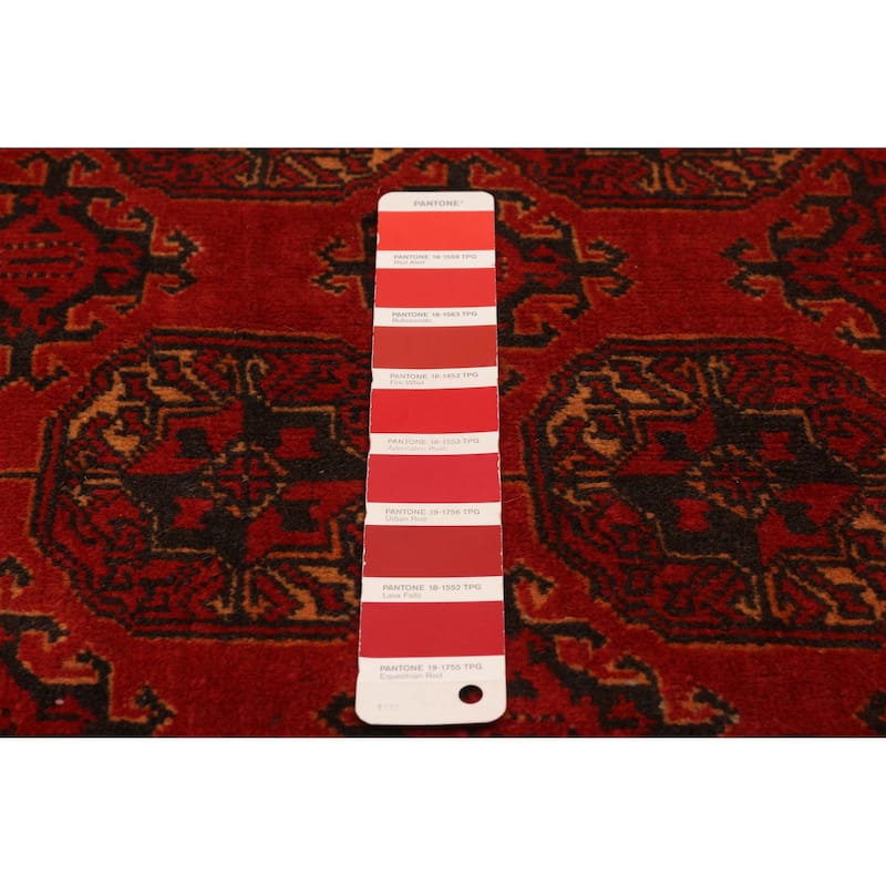 ECARPETGALLERY Hand-knotted Teimani Red Wool Rug - 5'10 x 9'6