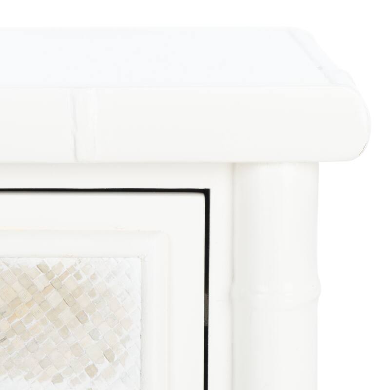 SAFAVIEH Ahab 2-Drawer 1-Shelf Accent Table. - 21" W x 18" D x 27" H
