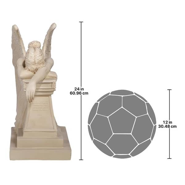 Angel Flower Pot Garden Memorial Planter Roman Column Figurine Poly Resin Vase Outdoor Decoration,Angel B