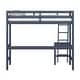 preview thumbnail 53 of 67, Hillsdale Caspian Wood Twin Loft Bed with Desk