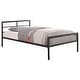 preview thumbnail 7 of 12, Fisher 2-Piece Gunmetal Metal Workstation Loft Bed Set