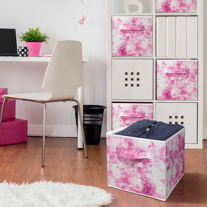 Sorbus 11" Foldable Storage Cube Basket Lightweight Organization Solutions - Single Pack - 11" x 10.5 x 10.5