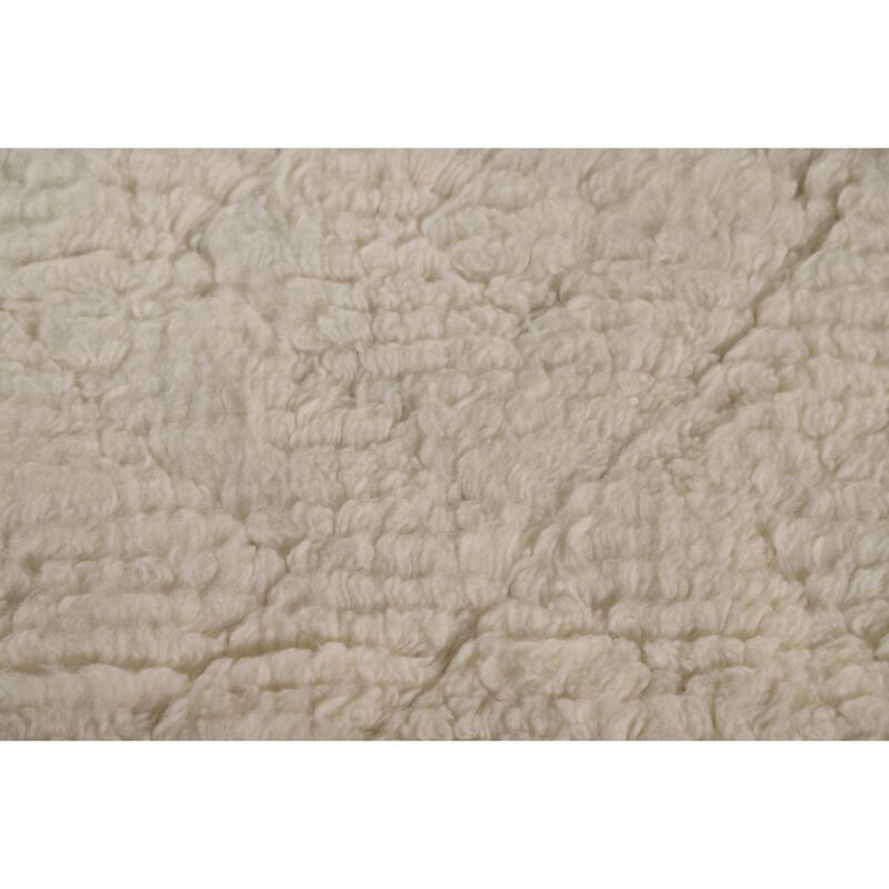 Earth Tone Moroccan Oriental Area Rug Handmade Wool Carpet - 5'2"x 7'6"