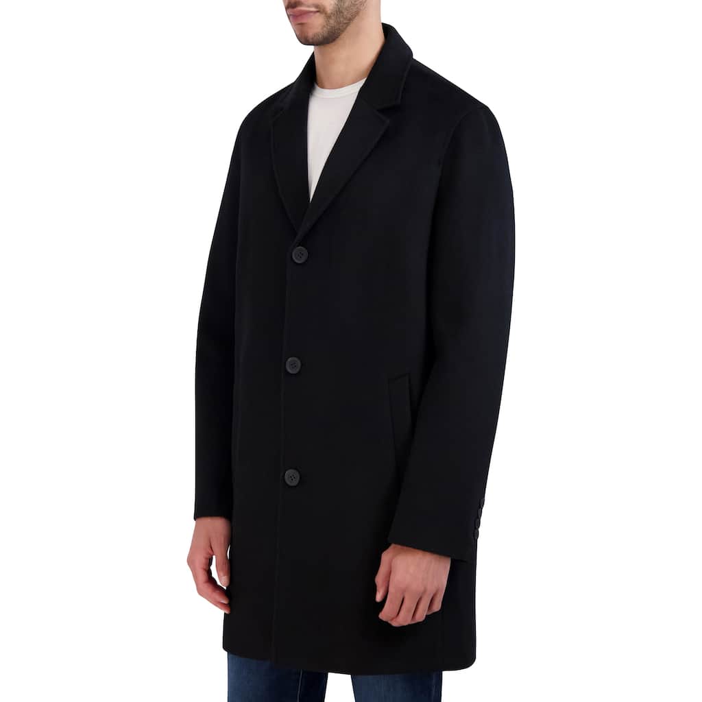 Cole Haan Men's Wool Blend Melton Coat