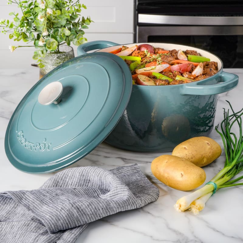 Crock Pot Artisan 7-Quart Round Dutch Oven