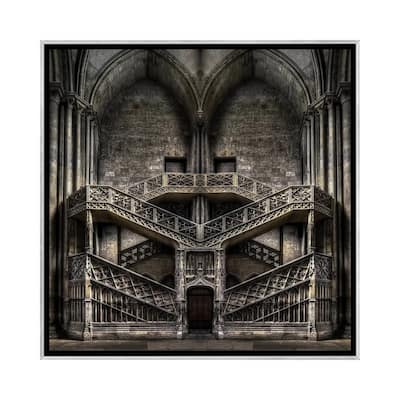 iCanvas "Tribute to Escher" by Jacek Stefan Framed