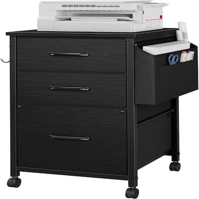 Small File Cabinets for Home Office - 3 Drawer Filing Cabinet - 15.68"D x 15.3"W x 26.6"H