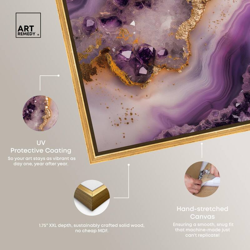 Amethystine Dream I Canvas by Art Remedy