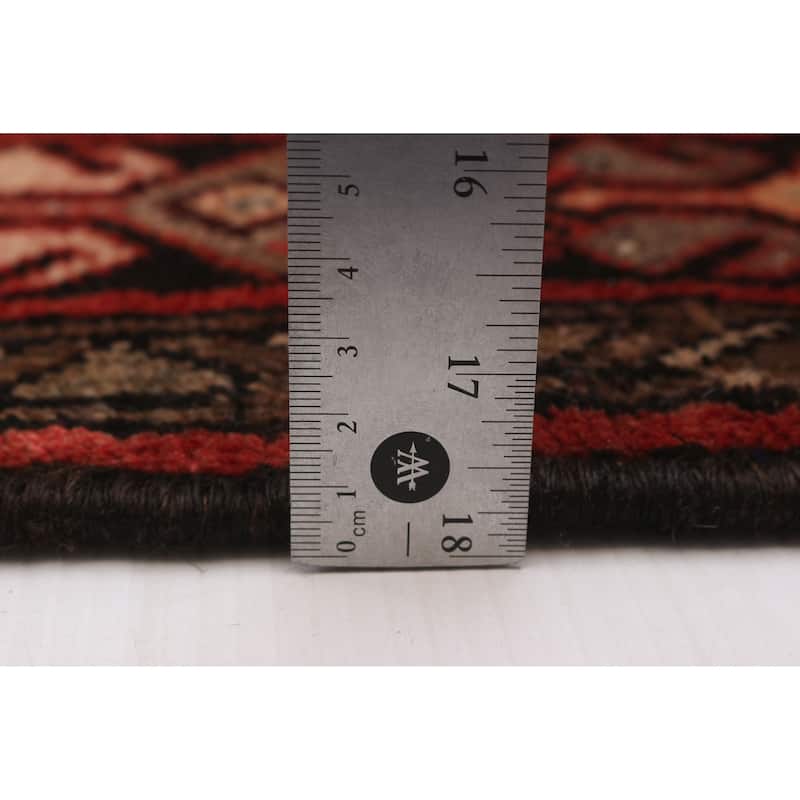 ECARPETGALLERY Hand-knotted Andelz Red Wool Rug - 3'8 x 10'2