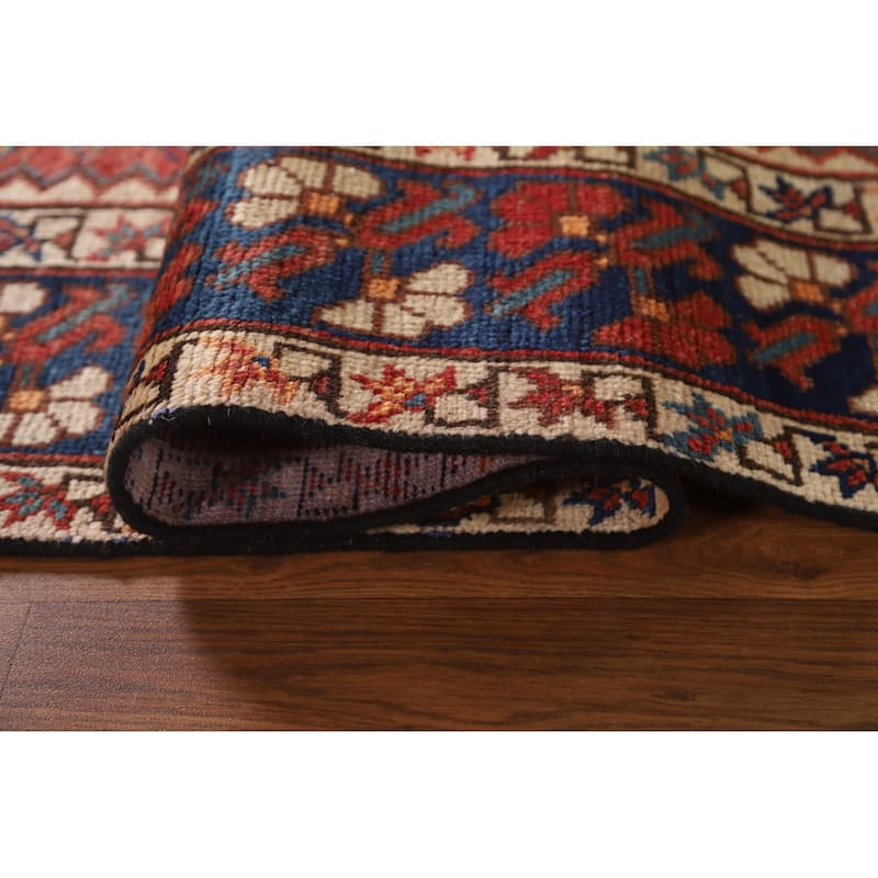 Traditional Bakhtiari Persian Vintage Area Rug Handmade Wool Carpet - 4'11"x 10'1"