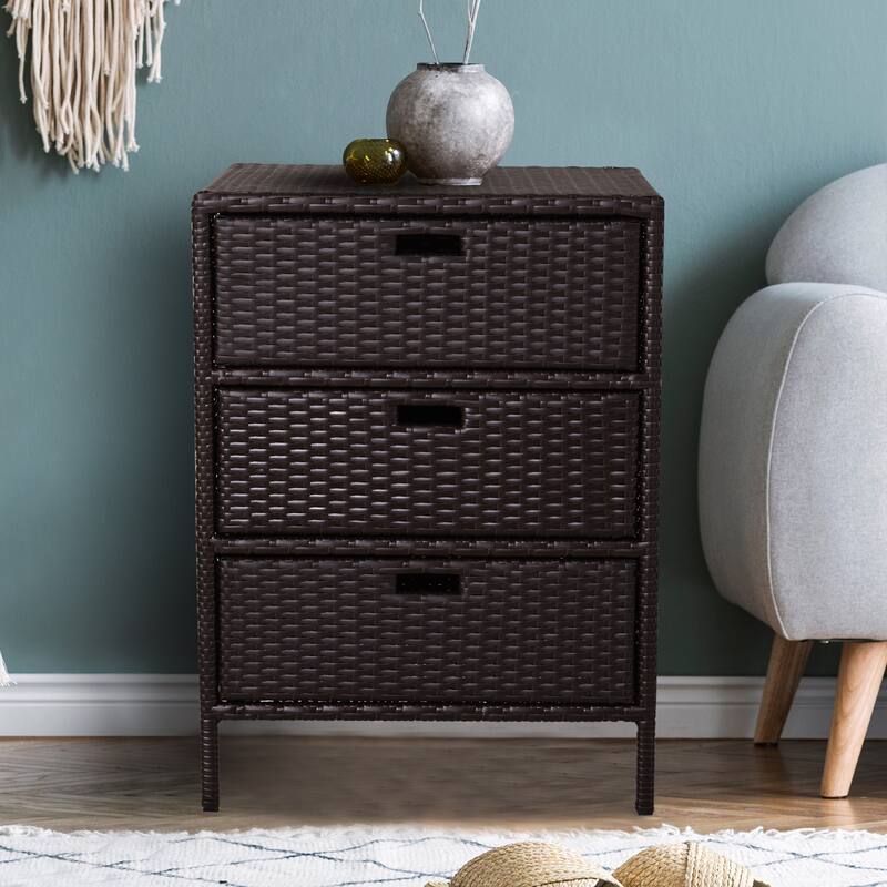 Outsunny Outdoor Towel Cabinet