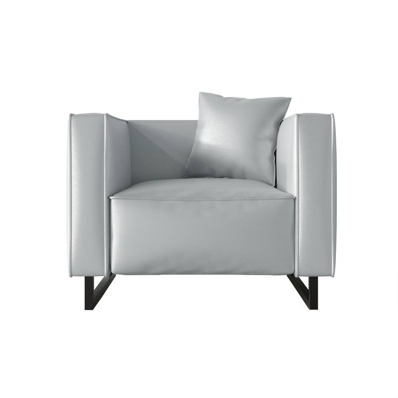 CraftPorch Mid Century Modern 3- Pieces Upholstered Living Room Set