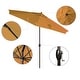 preview thumbnail 42 of 143, North Bend 9-foot Round Auto-tilt, Bronze Finish, Sunbrella Patio Umbrella by Havenside Home