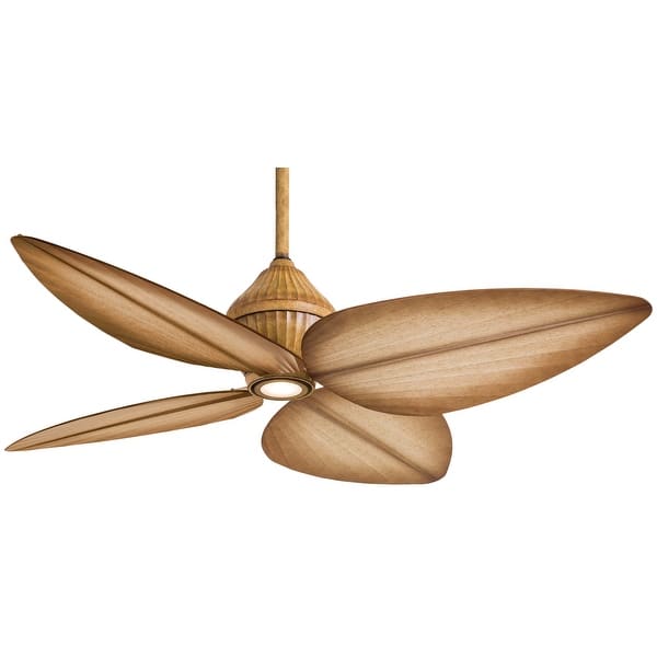 slide 2 of 9, MinkaAire 52" 4 blade Indoor / Outdoor Ceiling Fan with LED Bulb and