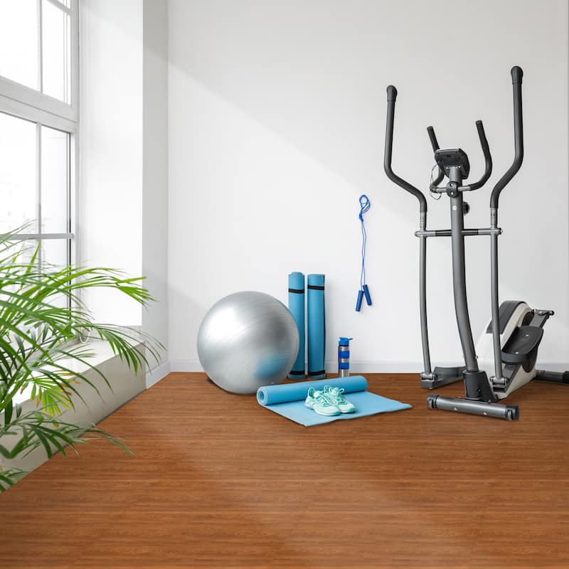 Sorbus 144 Sq. Ft. Wood Grain Floor Tiles Foam Mat EVA Interlocking Mats Tile 3/8-Inch Thick Flooring Wood Puzzle Exercise Mats