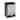 Organize It All 2 Compartment 40 Liter Step-On Recycling Bin in Stainless Steel