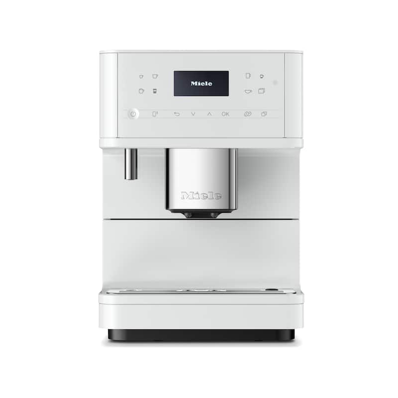 Miele CM 6160 MilkPerfection Countertop Coffee System- Lotus White - White