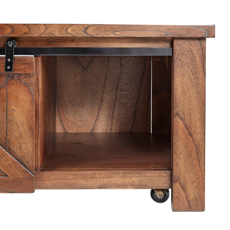 Sheldon Barn Door Coffee Table or Table Set by iNSPIRE Q Classic