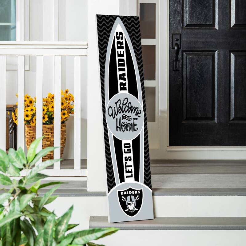47" Porch Leaner Welcome Wall Sign, Las Vegas Raiders - Multi