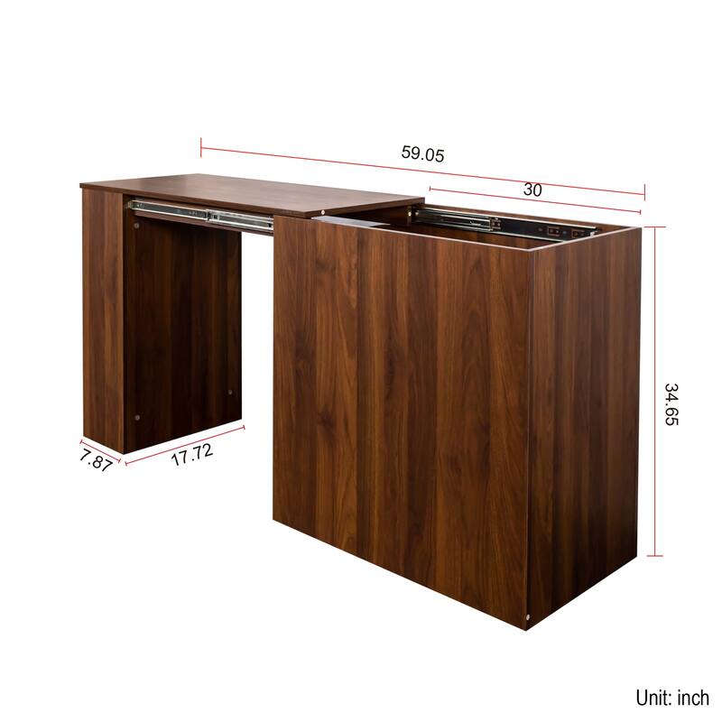 Corner Computer Desk with Drawers