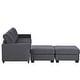 preview thumbnail 6 of 26, 3 Pieces U shaped Sofa with Removable Ottomans