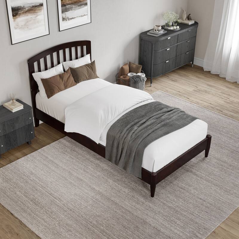 Quincy Solid Wood Low Profile Platform Bed