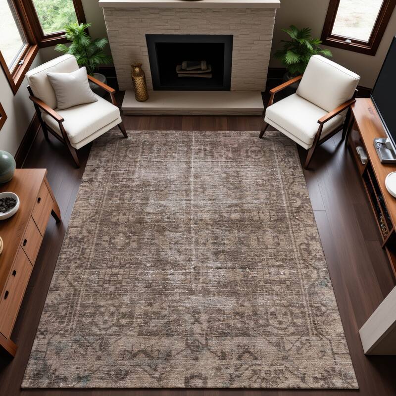 Premium Washable Super Soft Vintage Traditional Mayfield Rug