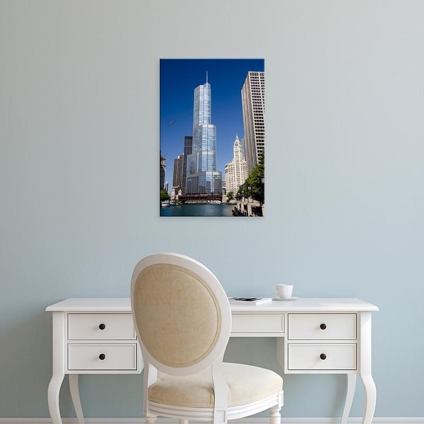 Easy Art Prints Cindy Miller Hopkins's 'Chicago's Mag Mile' Premium Canvas Art