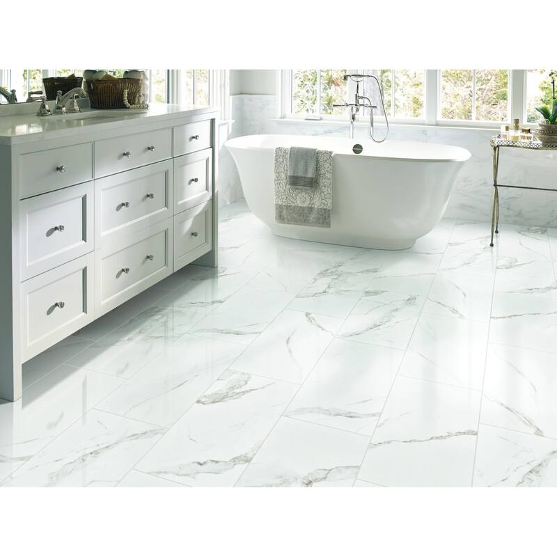 Shaw Casino - 12" x 24" Rectangle Floor Tile - Polished Marble Visual