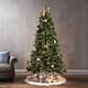 7-ft. Faux Noble Fir Christmas Tree by Christopher Knight Home - 48.00" L x 48.00" W x 84.00" H - Clear