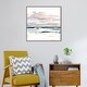 preview thumbnail 7 of 12, Soft Coastal Abstract I by Emma Scarvey Framed Canvas Wall Art Print