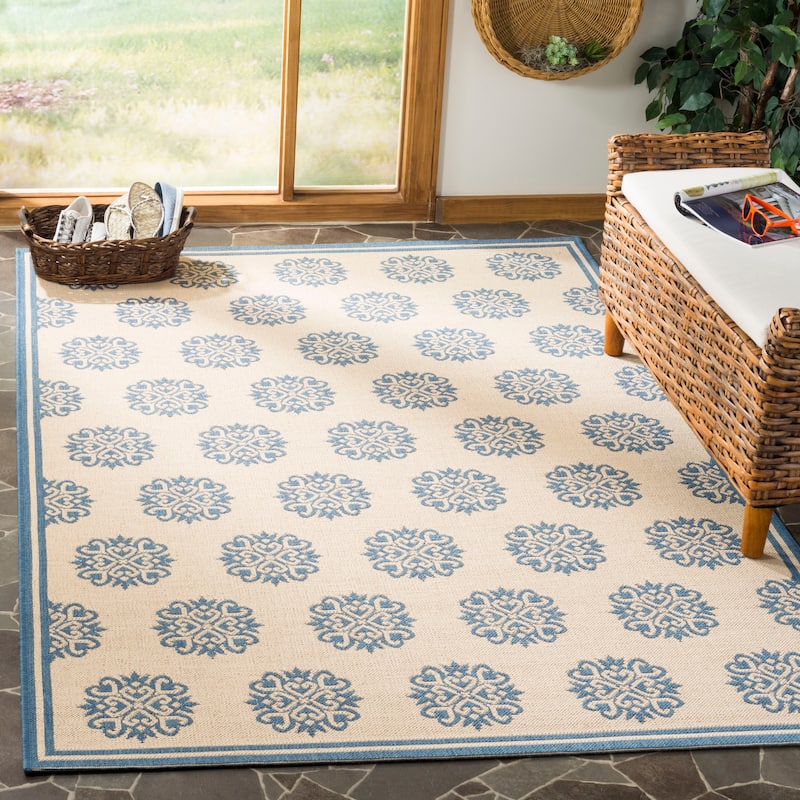 SAFAVIEH Linden Liubomila Indoor /Outdoor Waterproof Patio Backyard Rug
