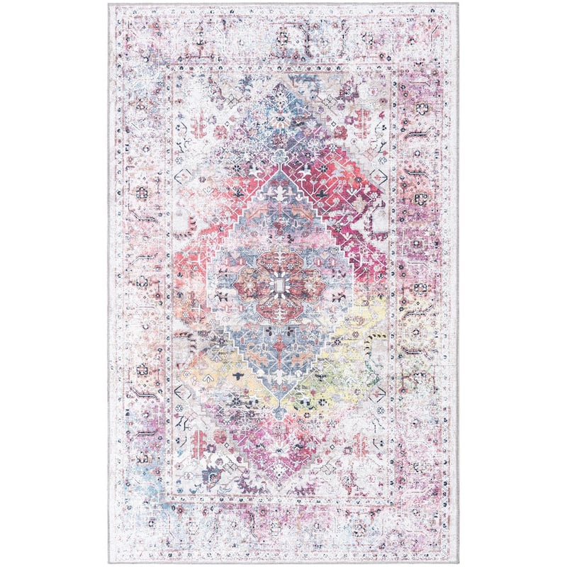 Traditional Tira Collection Area Rug - 5'x8' - Multi