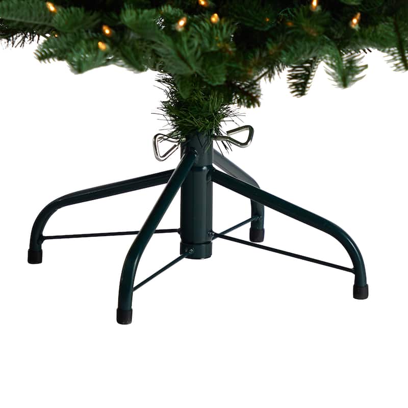 4' South Carolina Fir Artificial Christmas Tree with 250 Clear Lights and 752 Bendable Branches