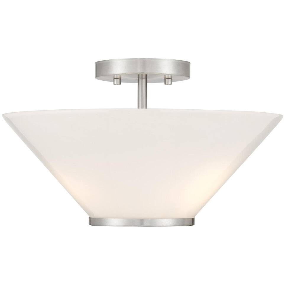 Savoy House 6-4012-3 Blair 3 Light 15" Wide LED Semi-Flush Bowl